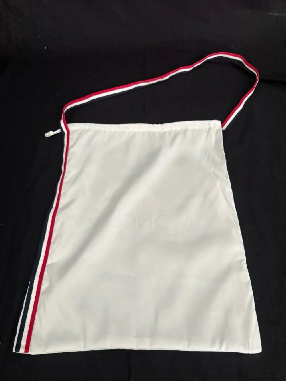 Moncler Dust Bag Storage Cover Drawstring White Red  19